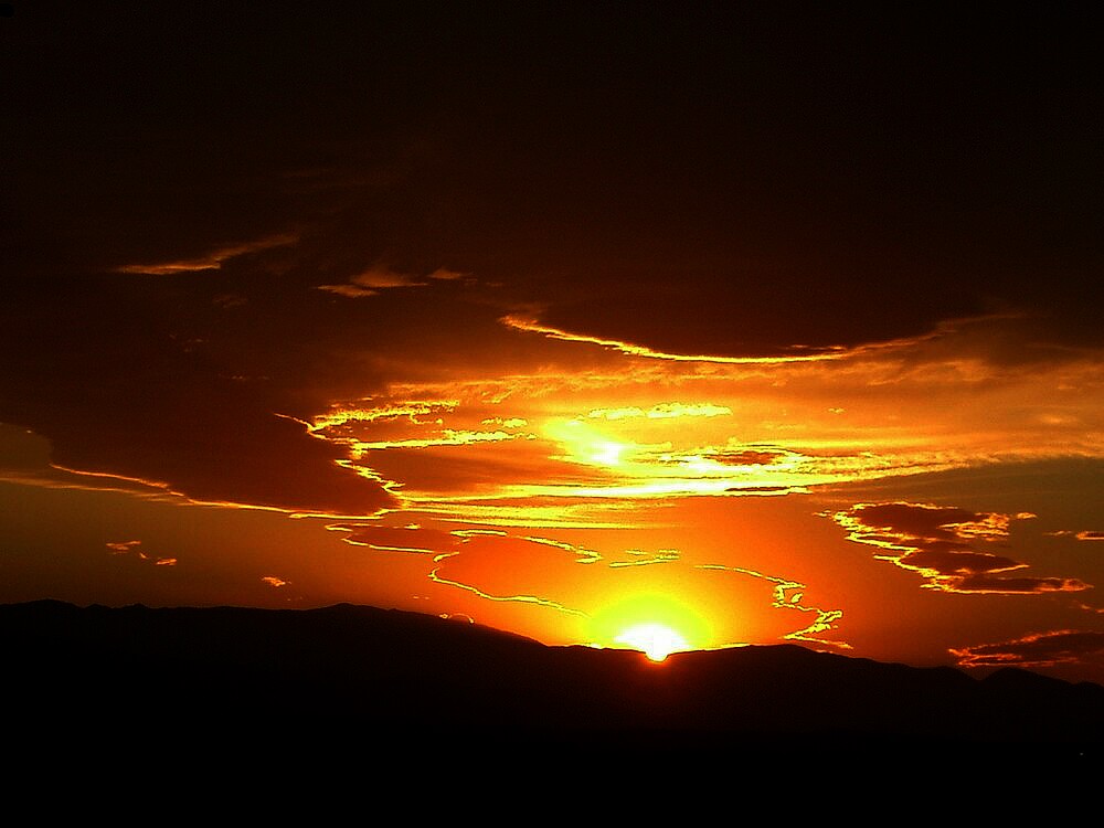 Sonnenuntergang in Saint-Cyprien  / Südfrankreich