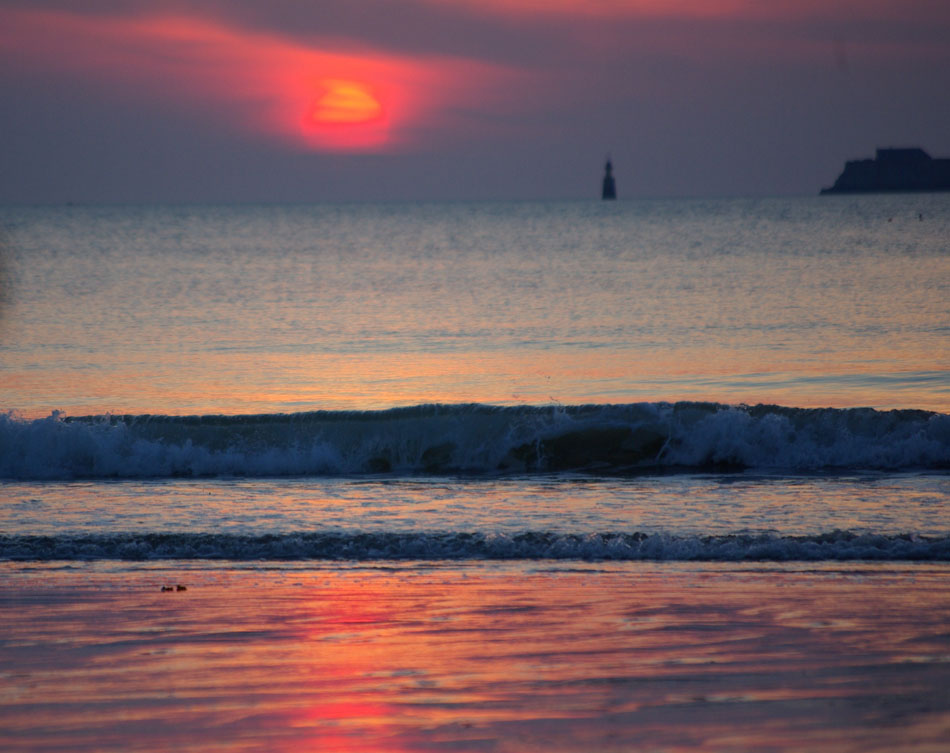 Sonnenuntergang in Saint Malo