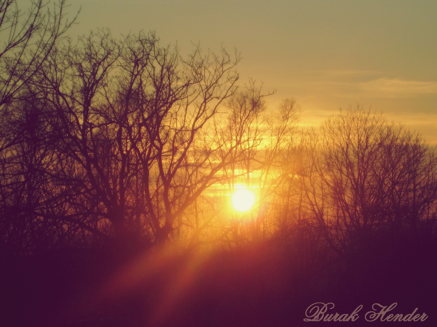 Sonnenuntergang in Sakarya