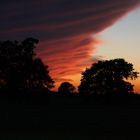 Sonnenuntergang in Salzkotten-Verne