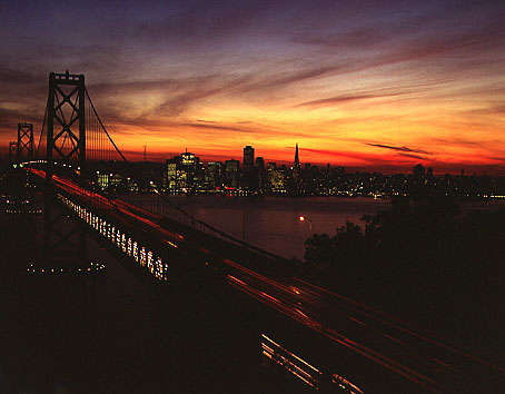 Sonnenuntergang in San Fran.