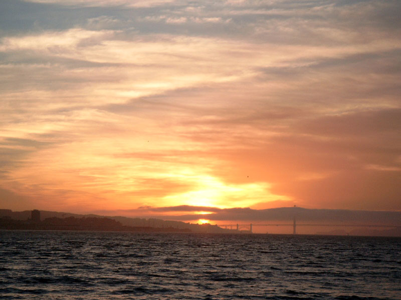 Sonnenuntergang in San Francisco