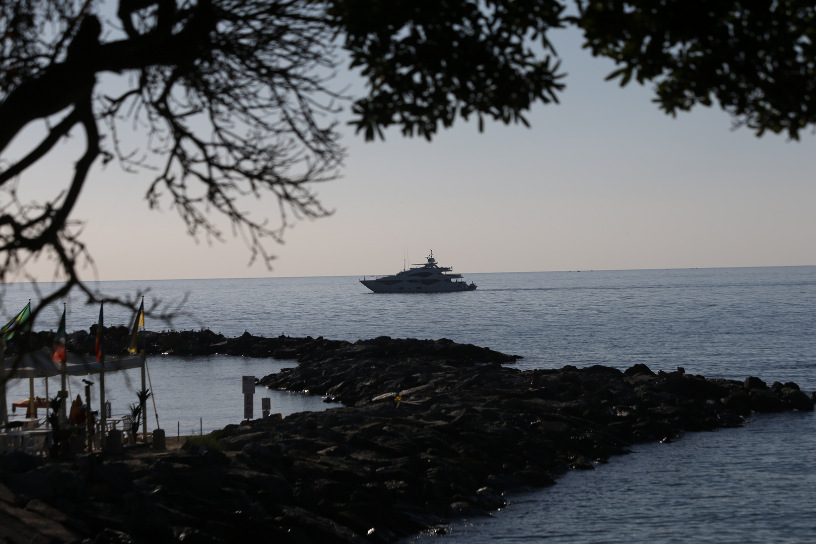 sonnenuntergang in san remo.....