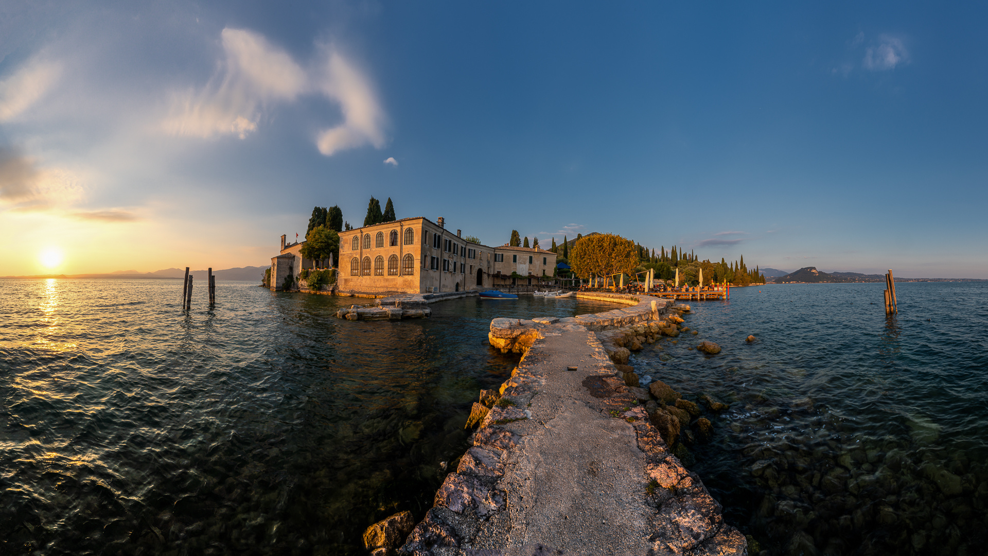 Sonnenuntergang in San Vigilio (3)