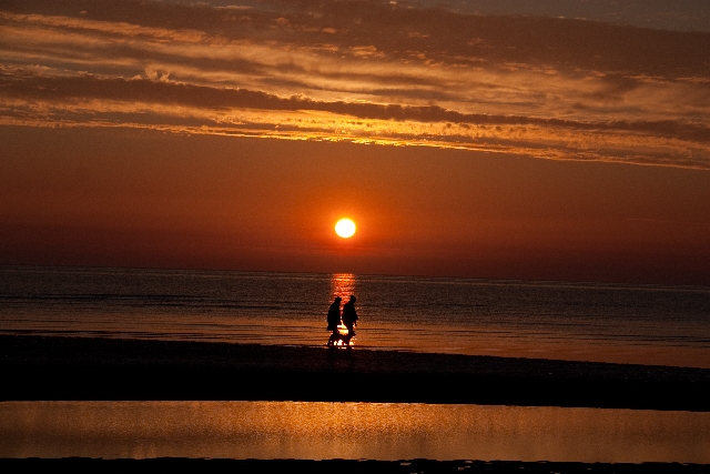 Sonnenuntergang in Sankt-Peter-Ording