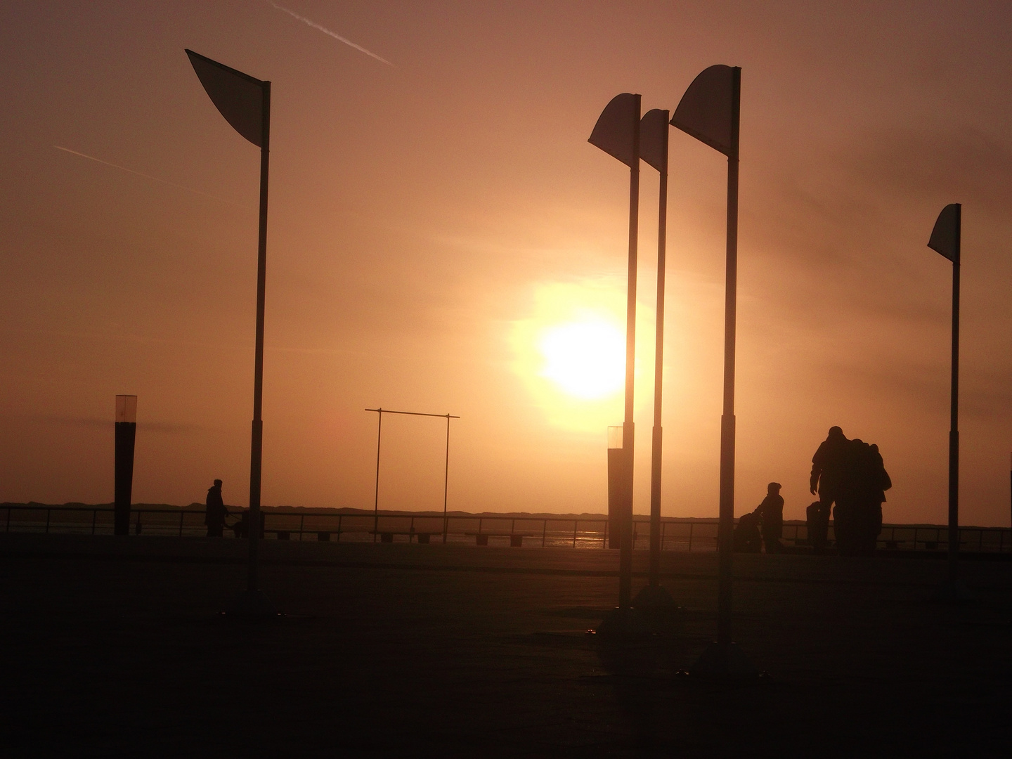 Sonnenuntergang in Sankt Peter Ording