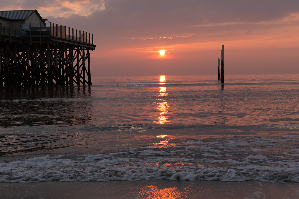 Sonnenuntergang in Sankt Peter-Ording