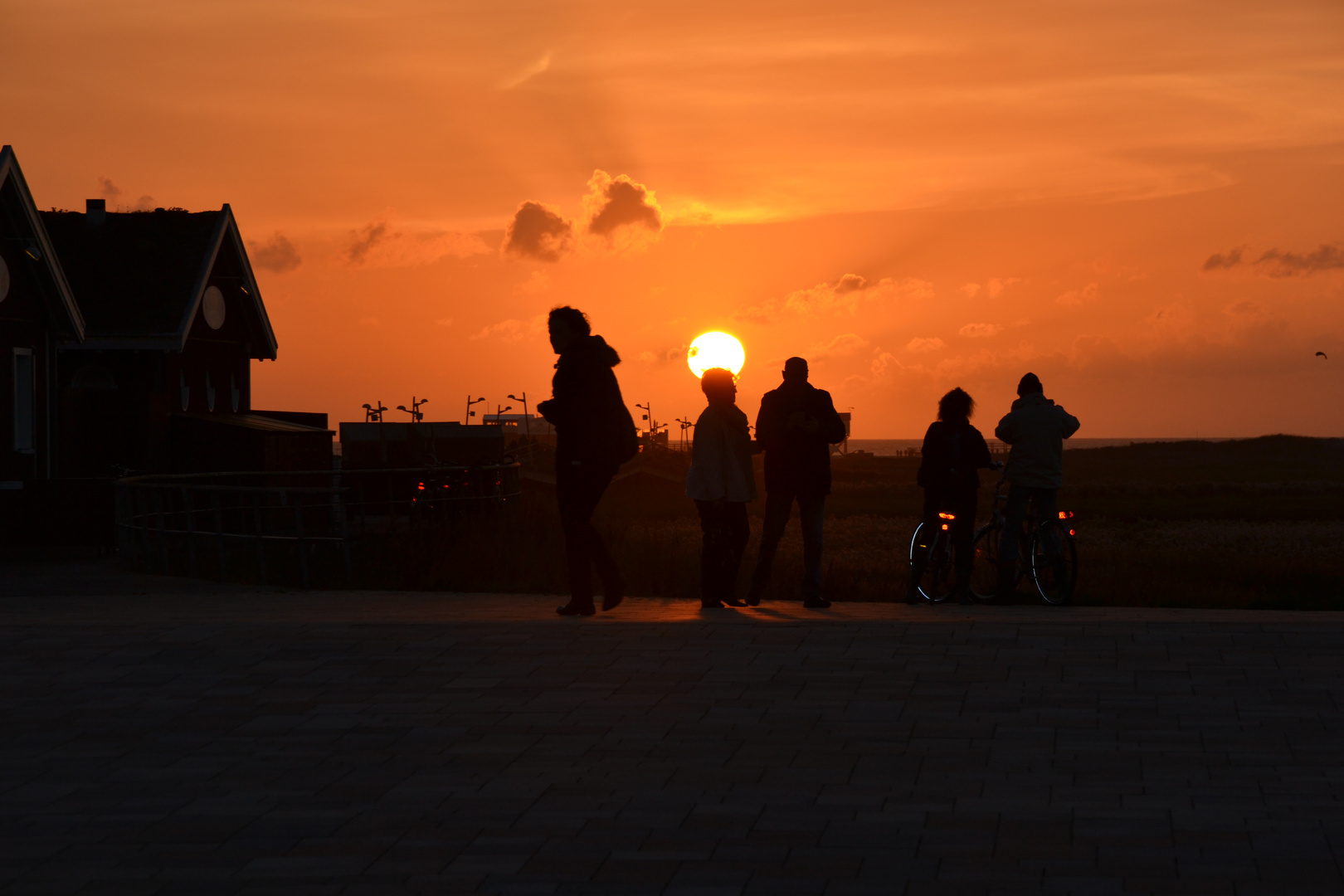 Sonnenuntergang in Sankt Peter-Ording