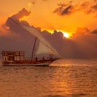 Sonnenuntergang in Sansibar