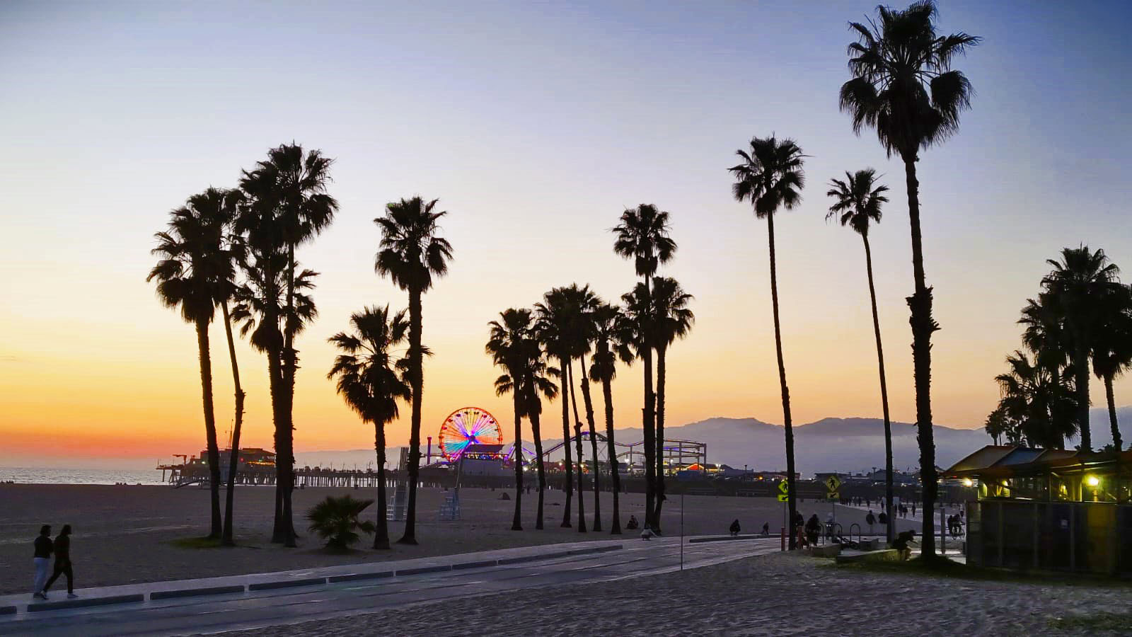 Sonnenuntergang in Santa Monica