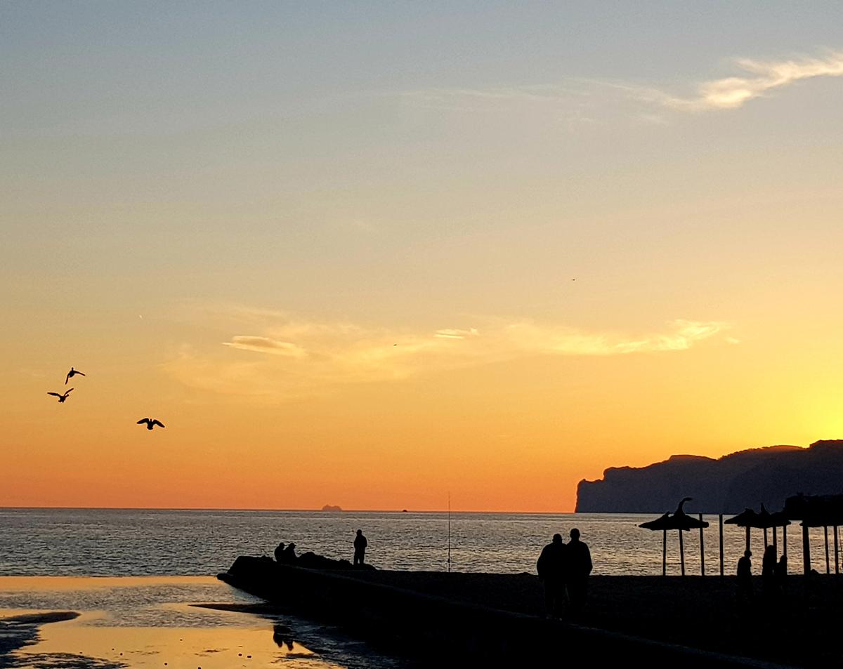 Sonnenuntergang in Santa Ponca / Mallorca