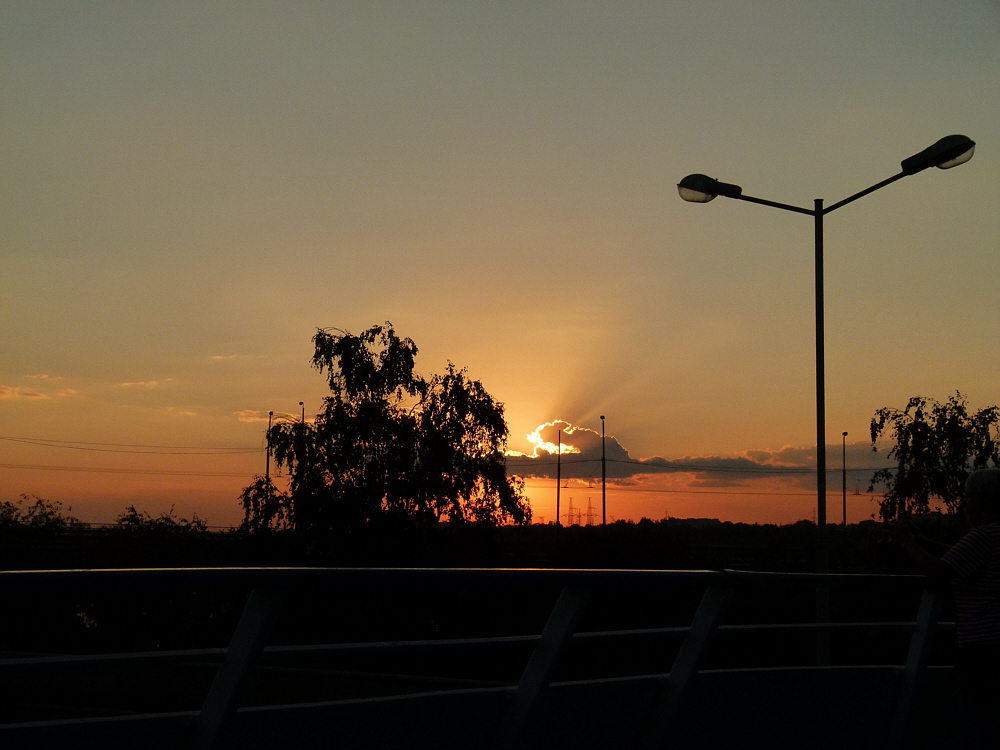 Sonnenuntergang in Saporozhje