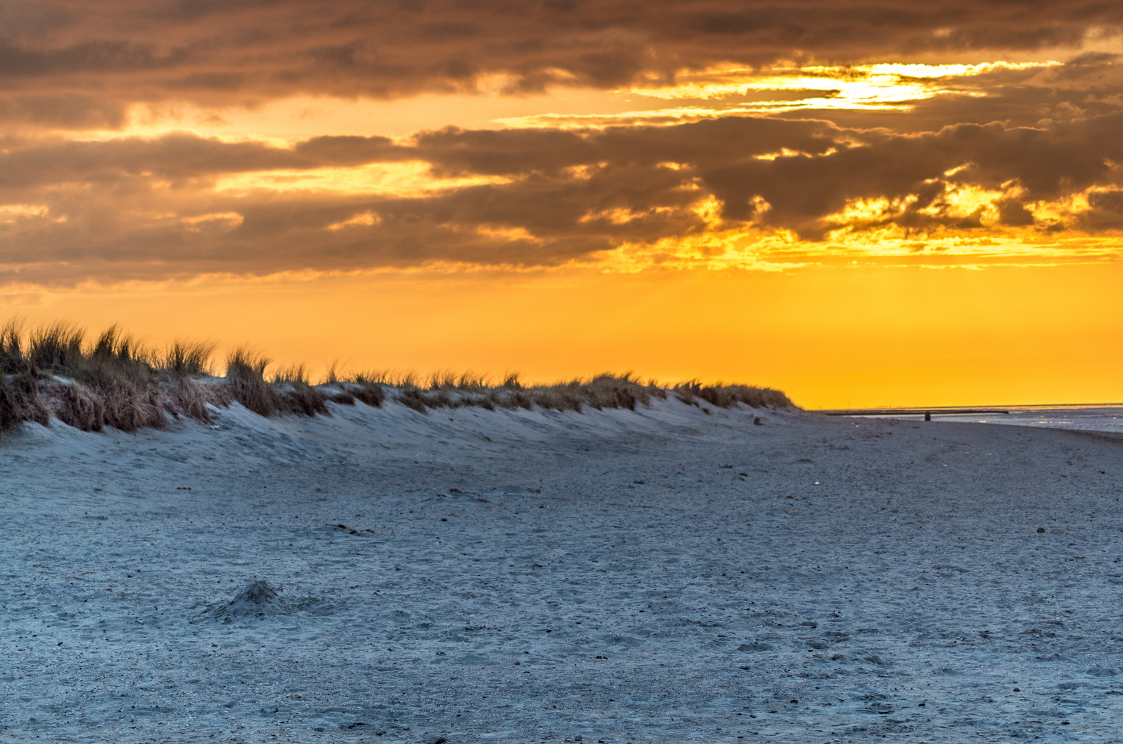 Sonnenuntergang in Schillig