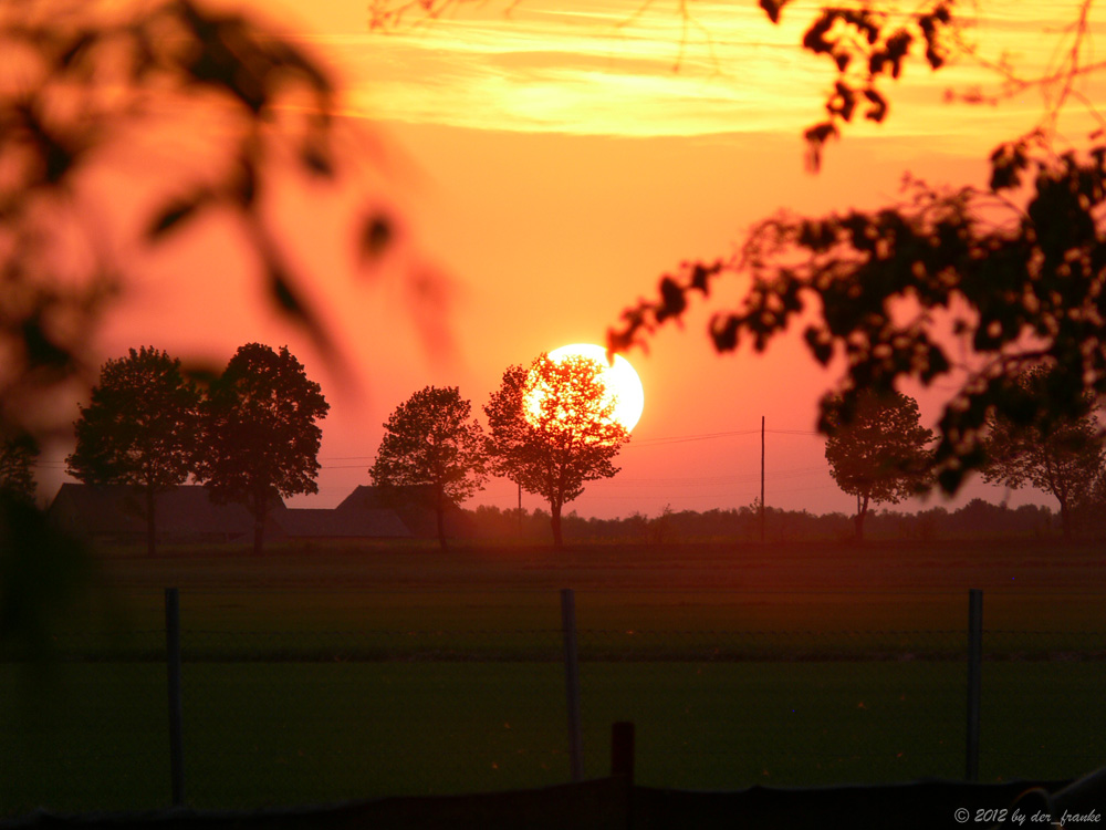 [sonnenuntergang in schlesien]