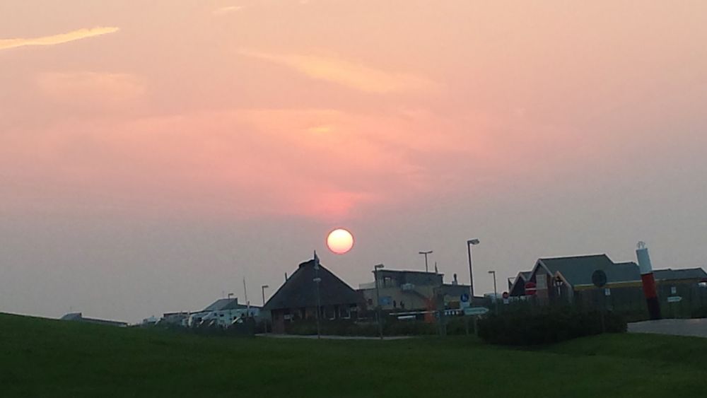 Sonnenuntergang in Schleswig-Holstein