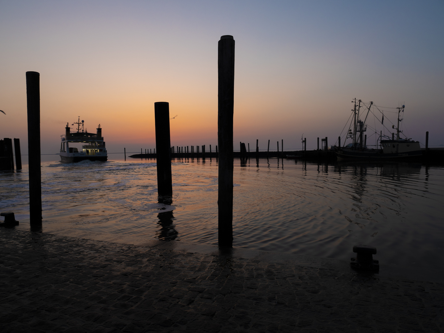 Sonnenuntergang in Schlüttsiel