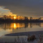 Sonnenuntergang in Schönebeck