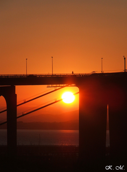 Sonnenuntergang in Schottland