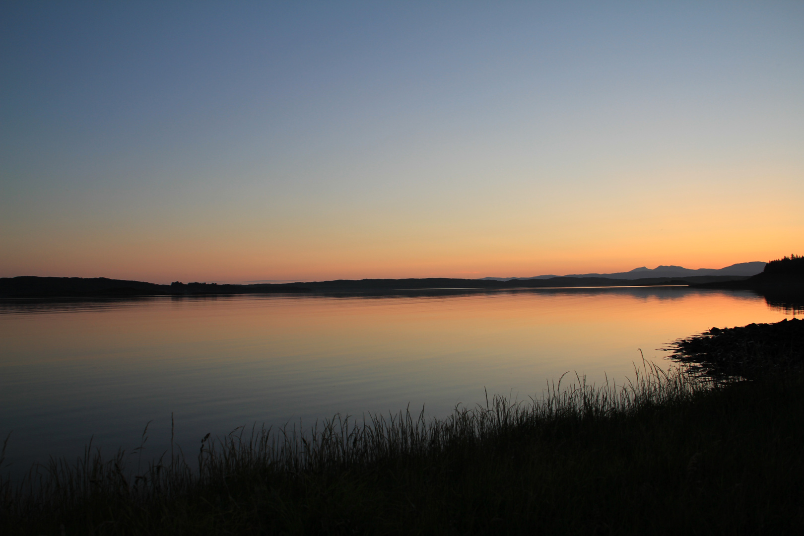 Sonnenuntergang in Schottland