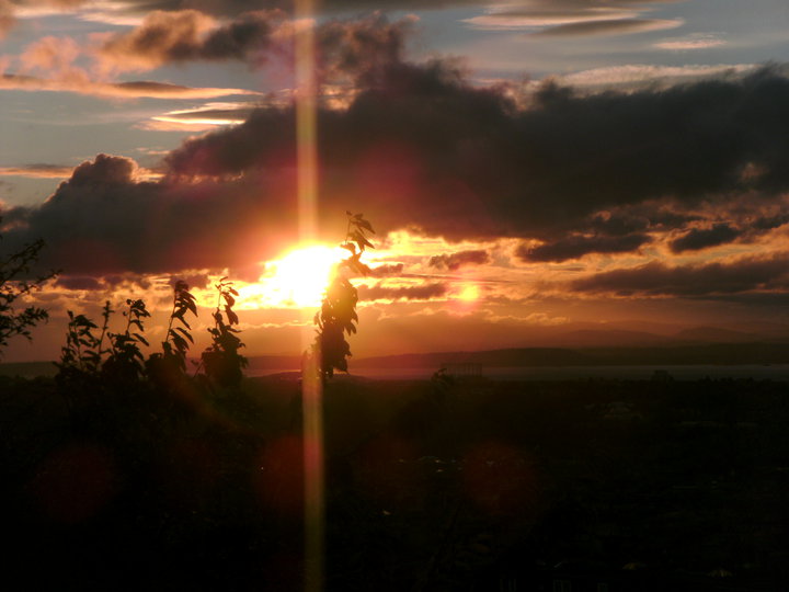 Sonnenuntergang in Schottland