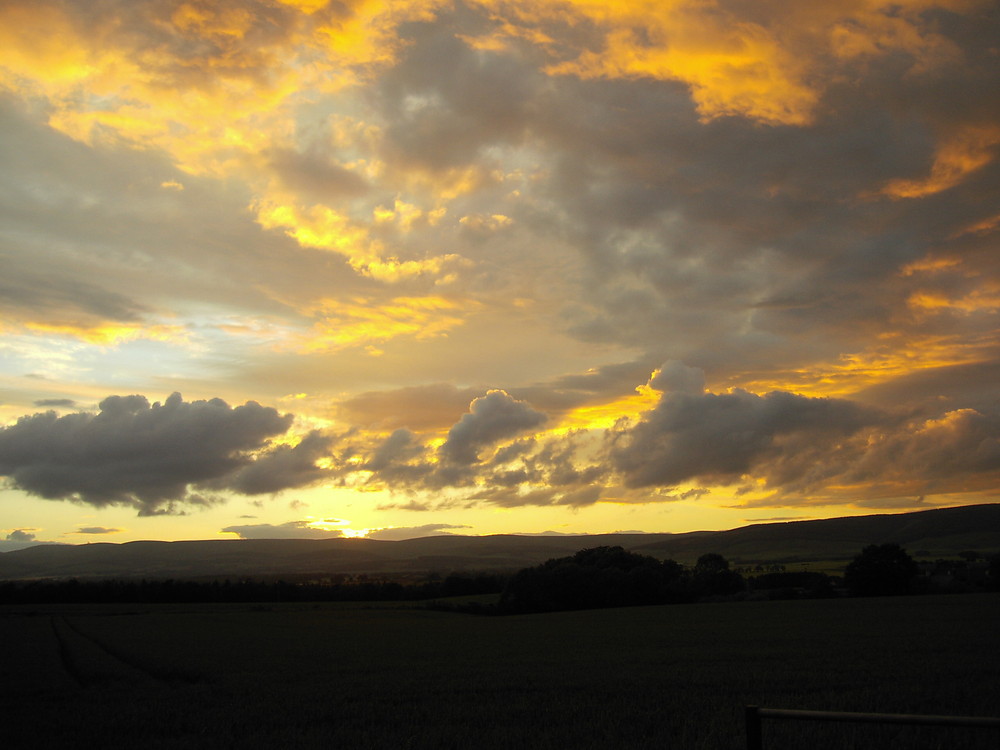 Sonnenuntergang in Schottland