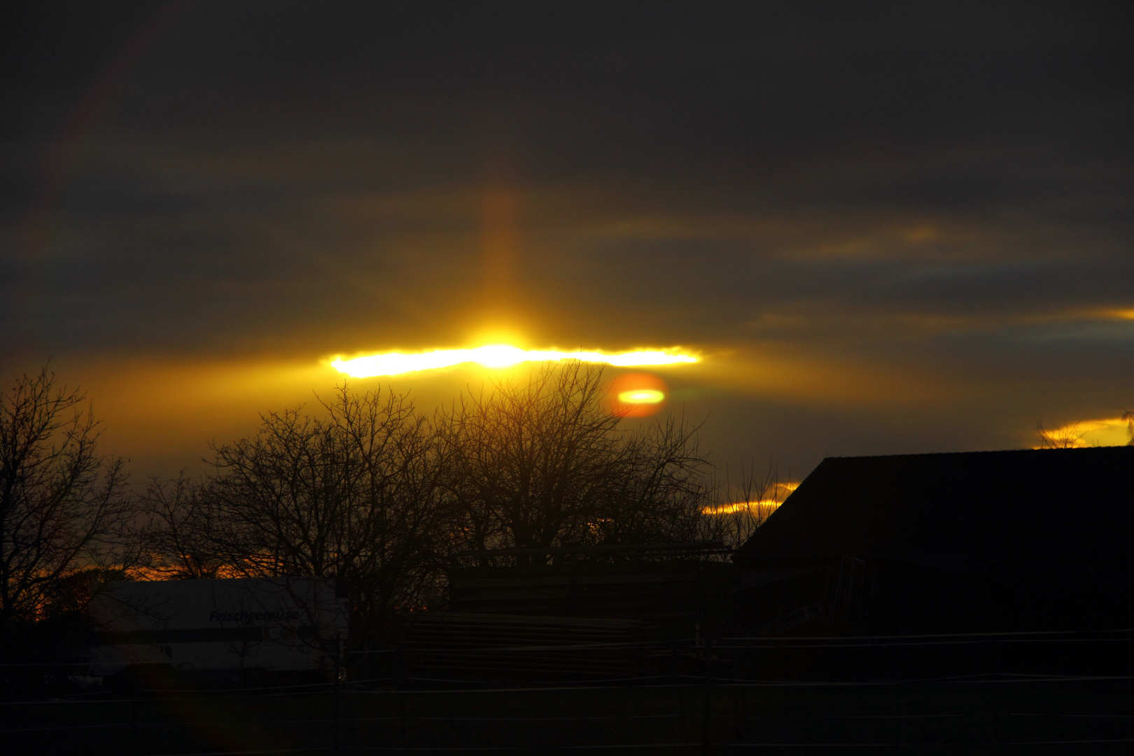 Sonnenuntergang in Schriesheim