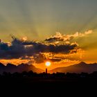 Sonnenuntergang in Schwangau