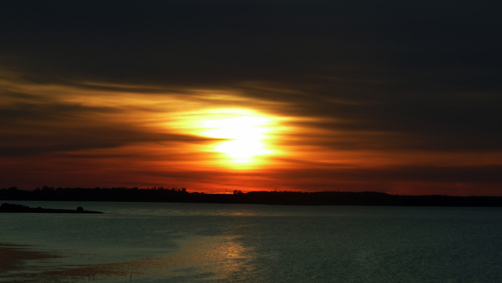 Sonnenuntergang in Schweden