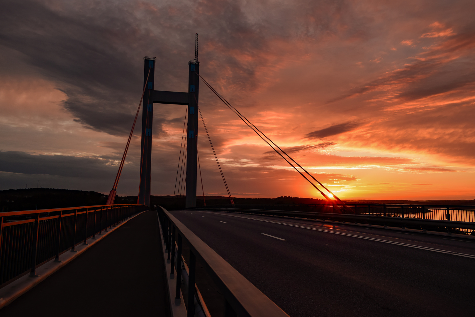 Sonnenuntergang in Schweden