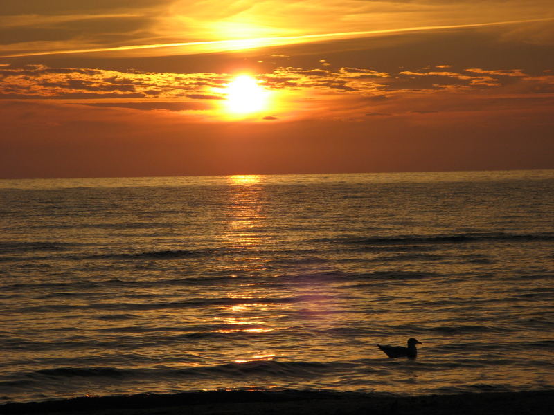 Sonnenuntergang in Schweden