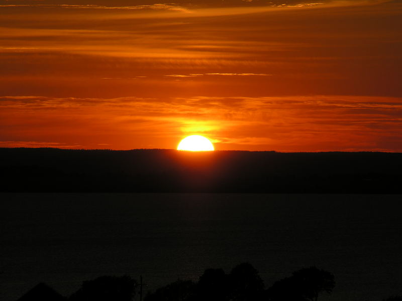 Sonnenuntergang in Schweden