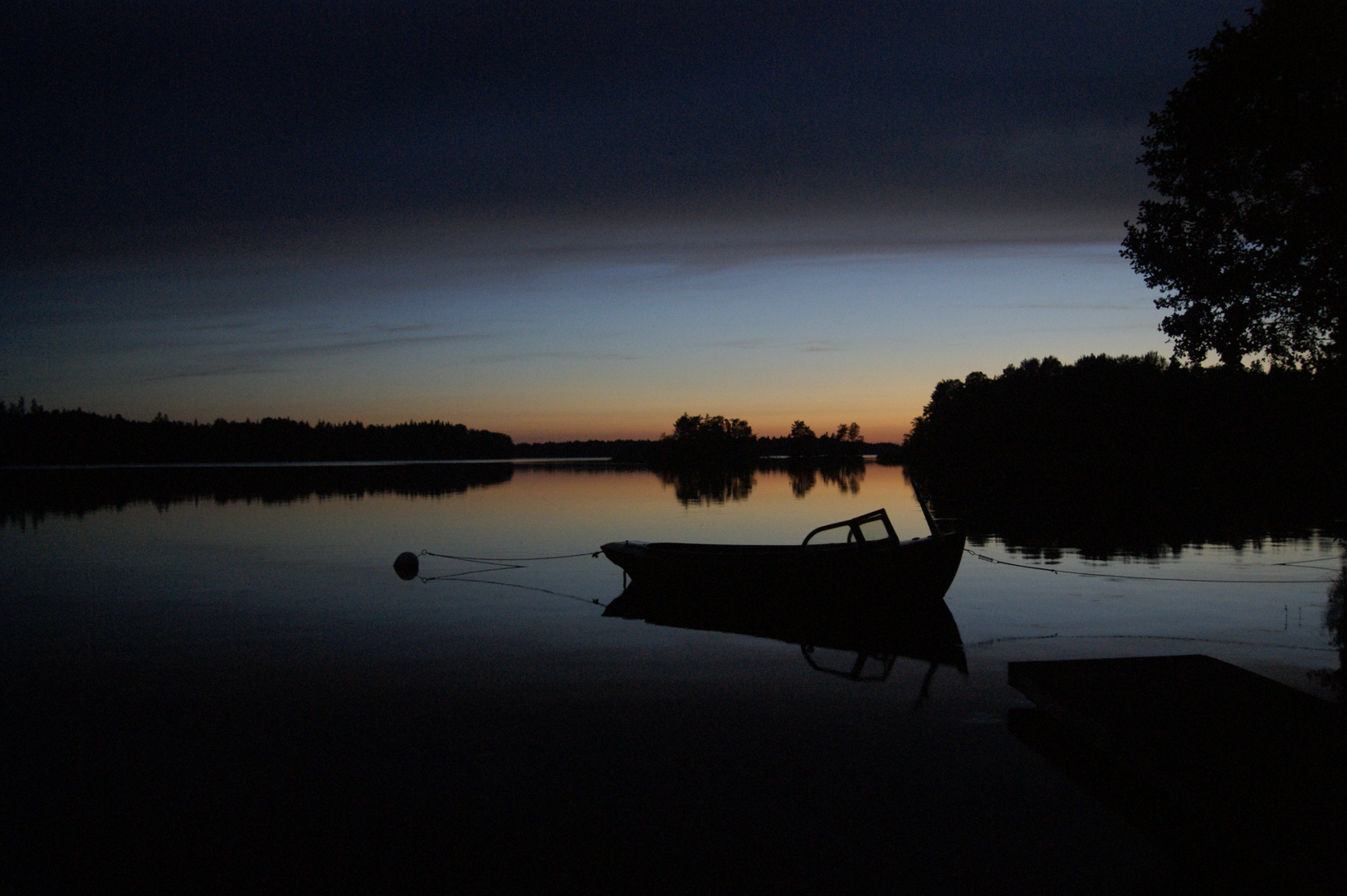 Sonnenuntergang in Schweden