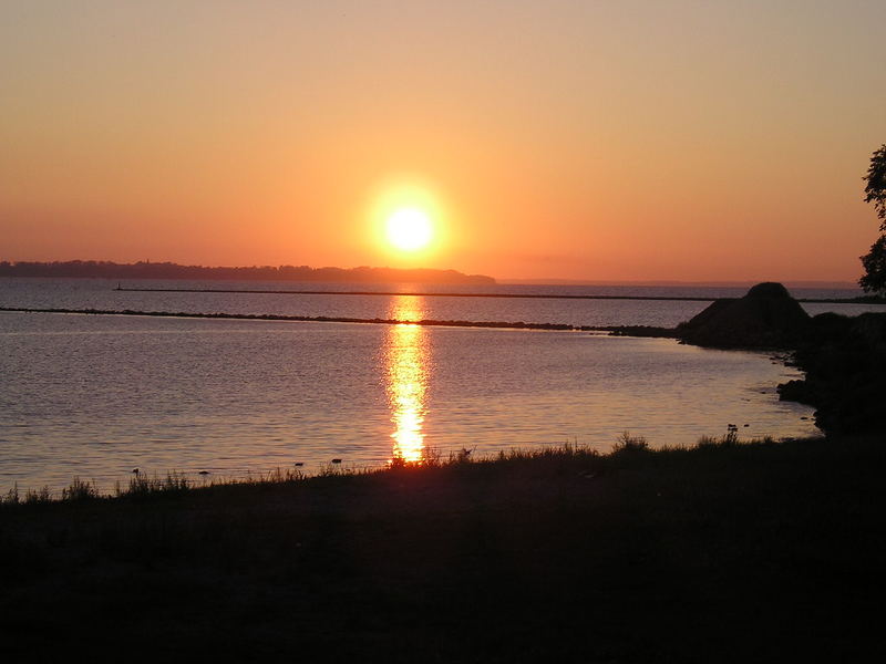 Sonnenuntergang in Schweden