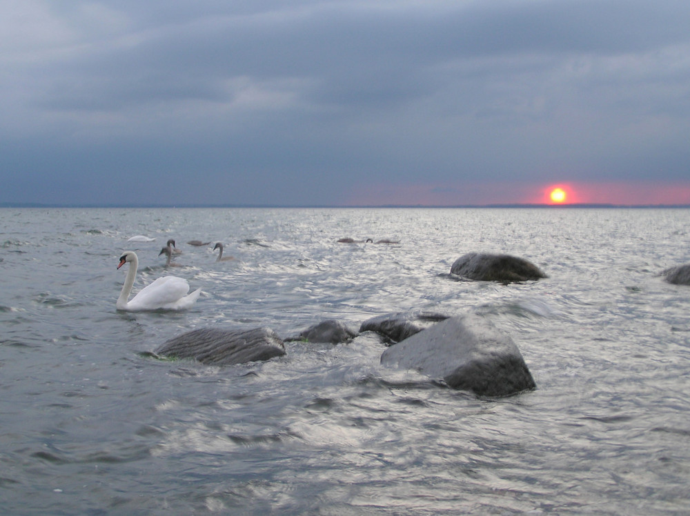 Sonnenuntergang in Schweden