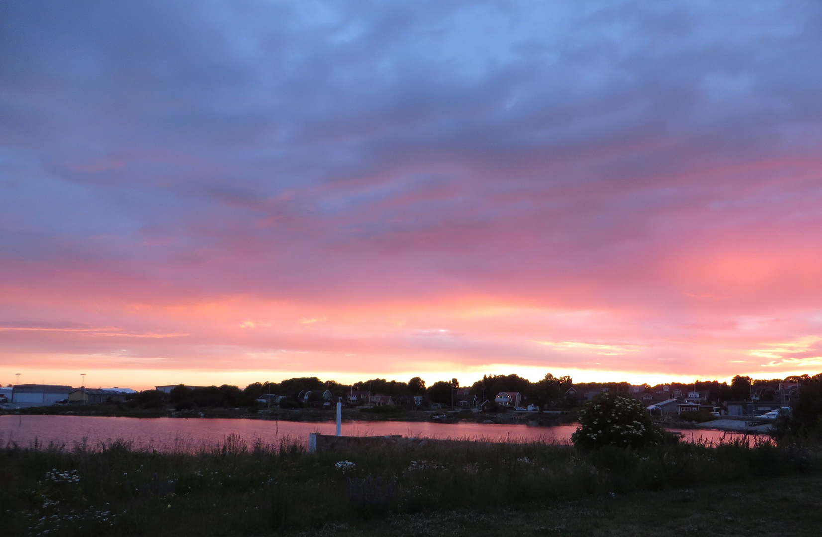 Sonnenuntergang in Schweden