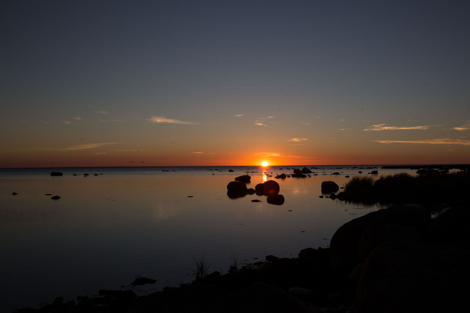 Sonnenuntergang in Schweden