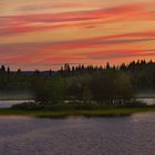 Sonnenuntergang in Schweden