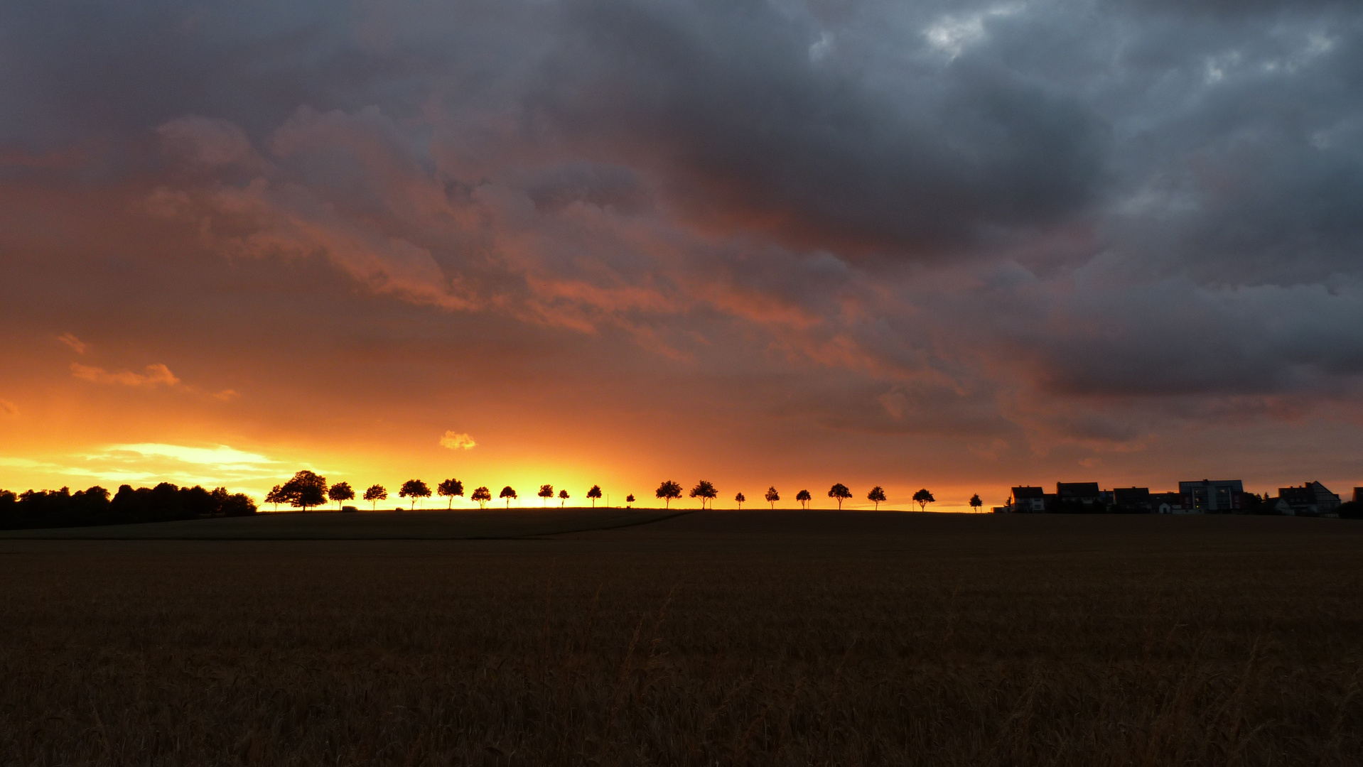 Sonnenuntergang in Schwerte