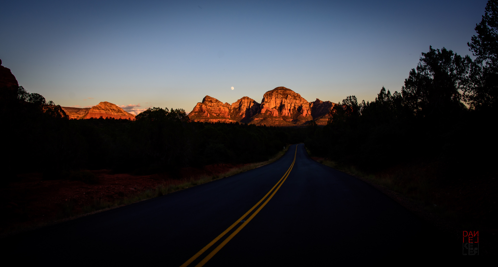 Sonnenuntergang in Sedona