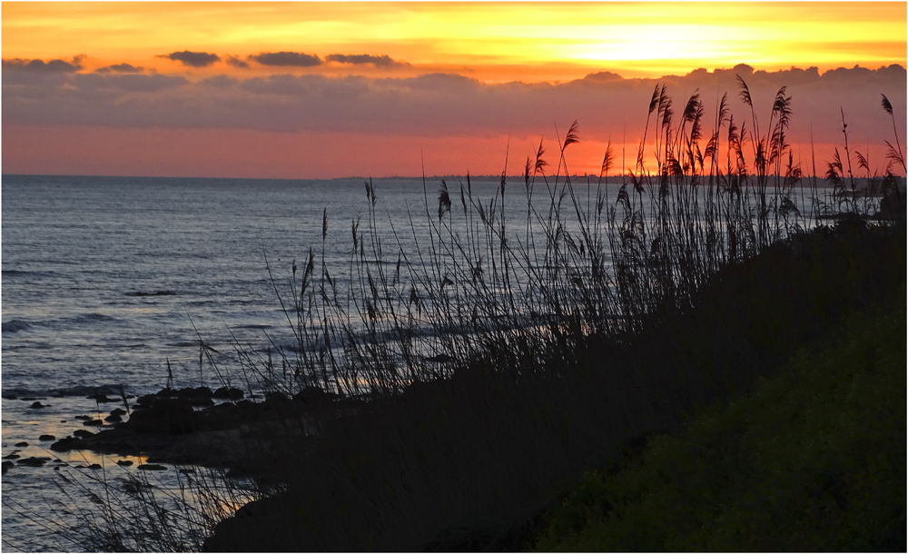 Sonnenuntergang in Selinunte