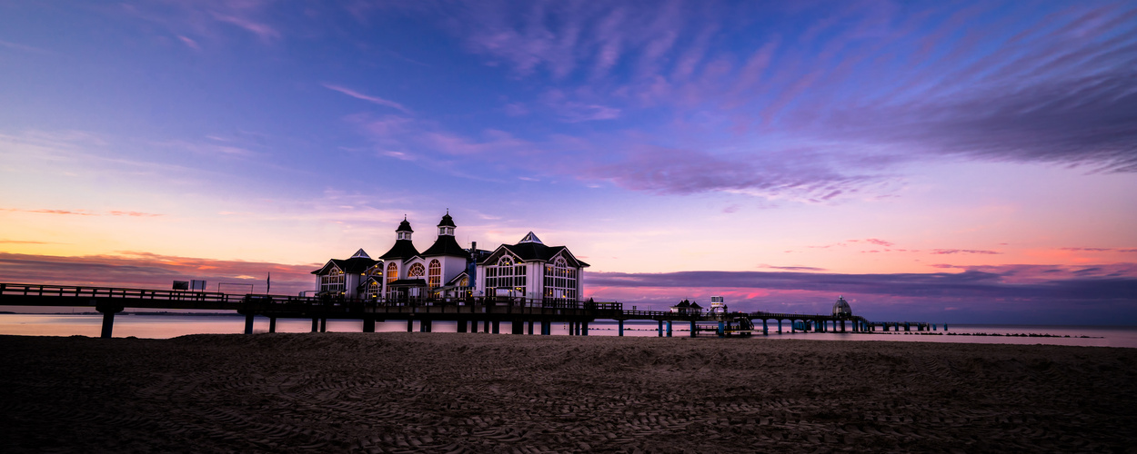 Sonnenuntergang in Sellin