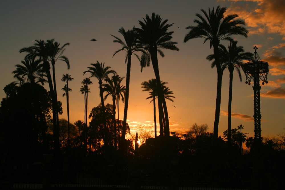 Sonnenuntergang in Sevilla