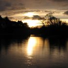 Sonnenuntergang in Shannonbridge (Irland)