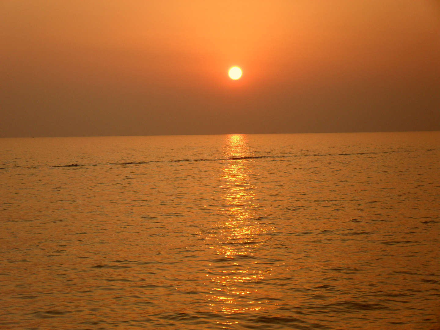 Sonnenuntergang in Side/Türkei