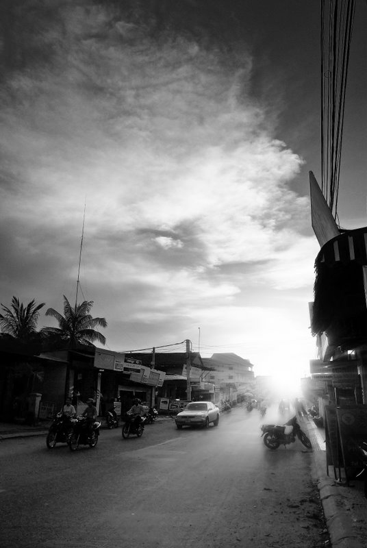 Sonnenuntergang in Siem Reap