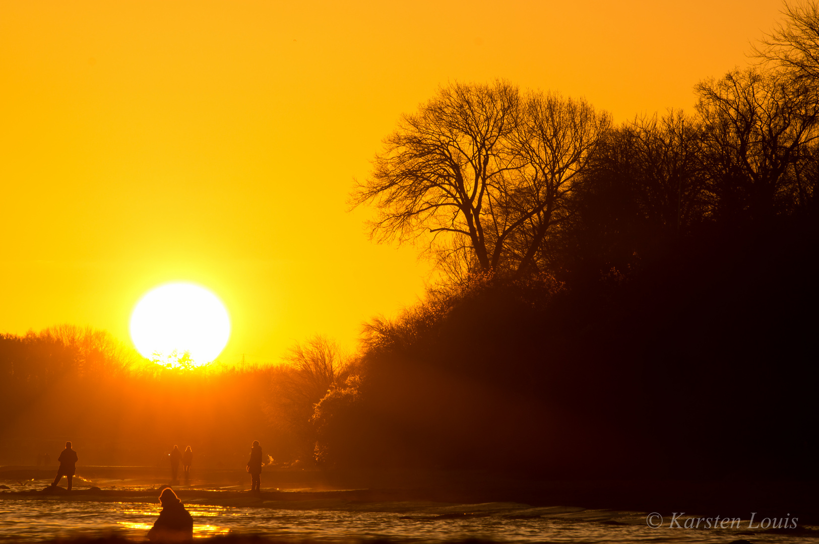 Sonnenuntergang in Sierksdorf...