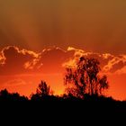 Sonnenuntergang in Sindelsdorf