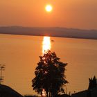 Sonnenuntergang in Sirmione Gardasee