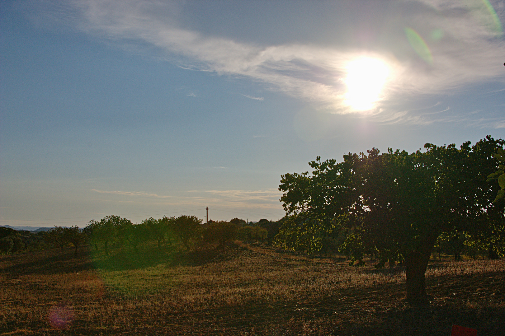 Sonnenuntergang in Sizilien