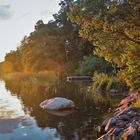 Sonnenuntergang in Slandökalv im Mälaren